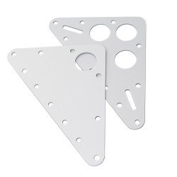 RUTGERSON Kopfbrett One-Design Alu 112x140x2mm silber