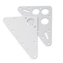RUTGERSON Kopfbrett One-Design Alu 112x140x2mm silber