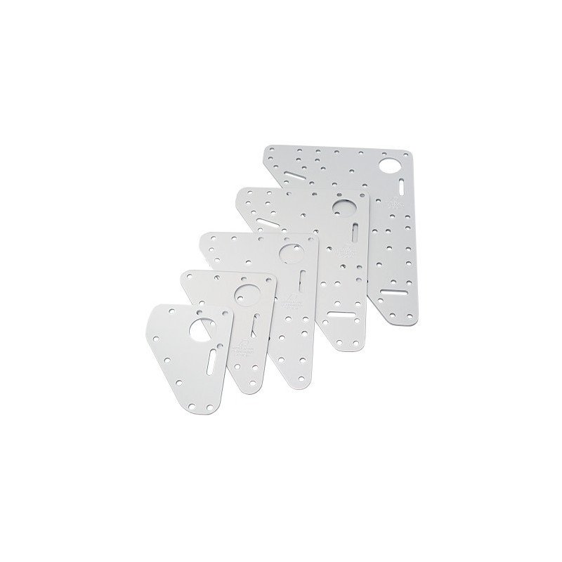 RUTGERSON Kopfbrett Standard Alu 115x162x2mm silber