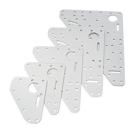 RUTGERSON Kopfbrett Standard Alu 115x162x2mm silber
