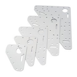RUTGERSON Kopfbrett Standard Alu 135x185x2mm silber