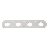 RUTGERSON Schothorn-Brett 220x45x2mm silber elox.