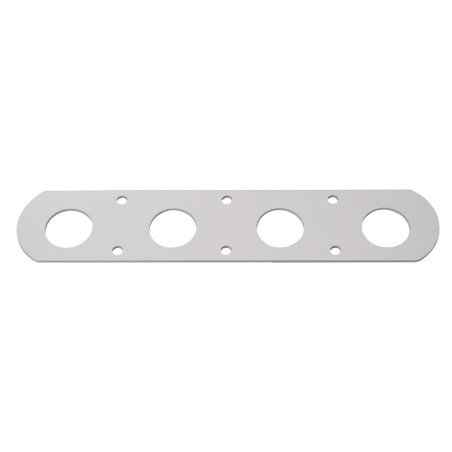 RUTGERSON Schothorn-Brett 220x45x2mm silber elox.