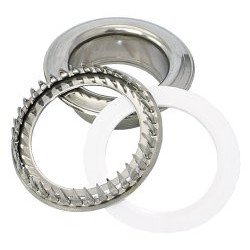 RUTGERSON Zackenöse Super-Ring Edelstahl Auge 20mm Light 10St.