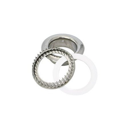 RUTGERSON Zackenöse Super-Ring Edelstahl Auge 20mm Light 10St.