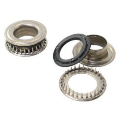 RUTGERSON Zackenöse Super-Ring Edelstahl Auge 45mm 5St.