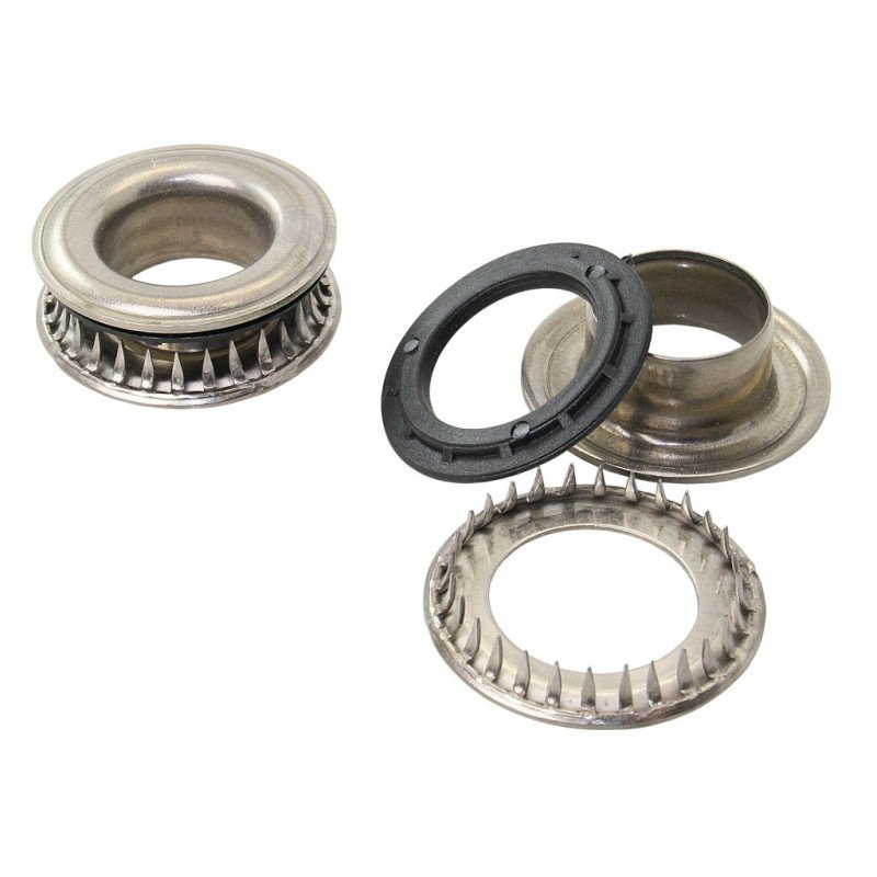 RUTGERSON Zackenöse Super-Ring Edelstahl Auge 45mm 5St.