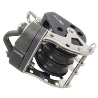 BARTON Dreifachblock gleitl. 45mm, Seil 10mm, Wirbelsch, U-Bügel, Klemme