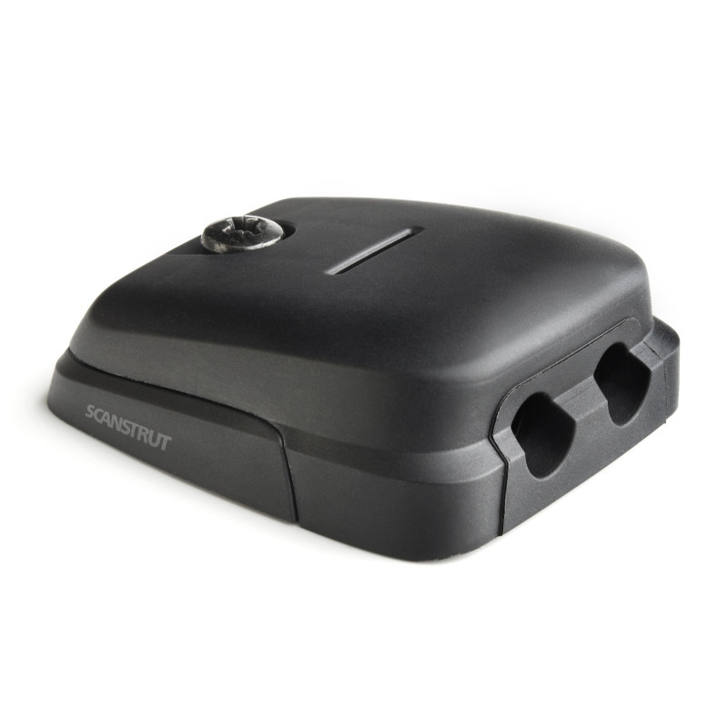 SCANSTRUT Kabeldurchführung, horiz. 2-fach DS-HD6 für 2 Kabel 5-6mm,schwarz