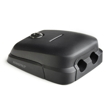 SCANSTRUT Kabeldurchführung, horiz. 2-fach DS-HD6 für 2 Kabel 5-6mm,schwarz