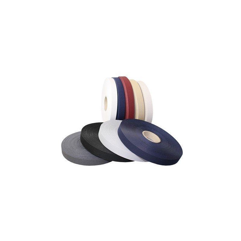 SAULEDA Einfassband Masacril Acryl 20mm 50m weiß