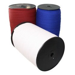 SAULEDA Einfassband, fest gewebt Acryl 22mm 150m elfenbeinweiß