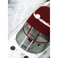 SAULEDA Gewebe Masacril Acryl unbesch. 153cm 310g/qm granatrot