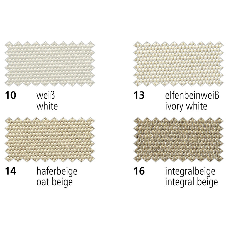 SAULEDA Gewebe Agora Lisos Acryl 160cm 260g/qm weiß