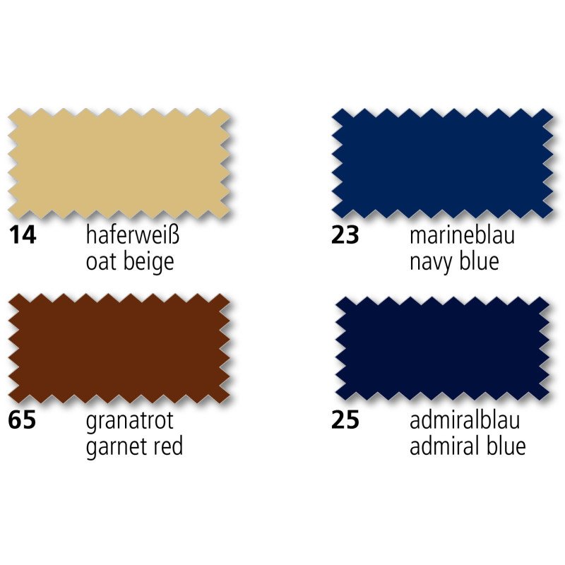 SAULEDA Gewebe Duo Acryl einseitig PU 204cm 520g/qm admiralblau/grau