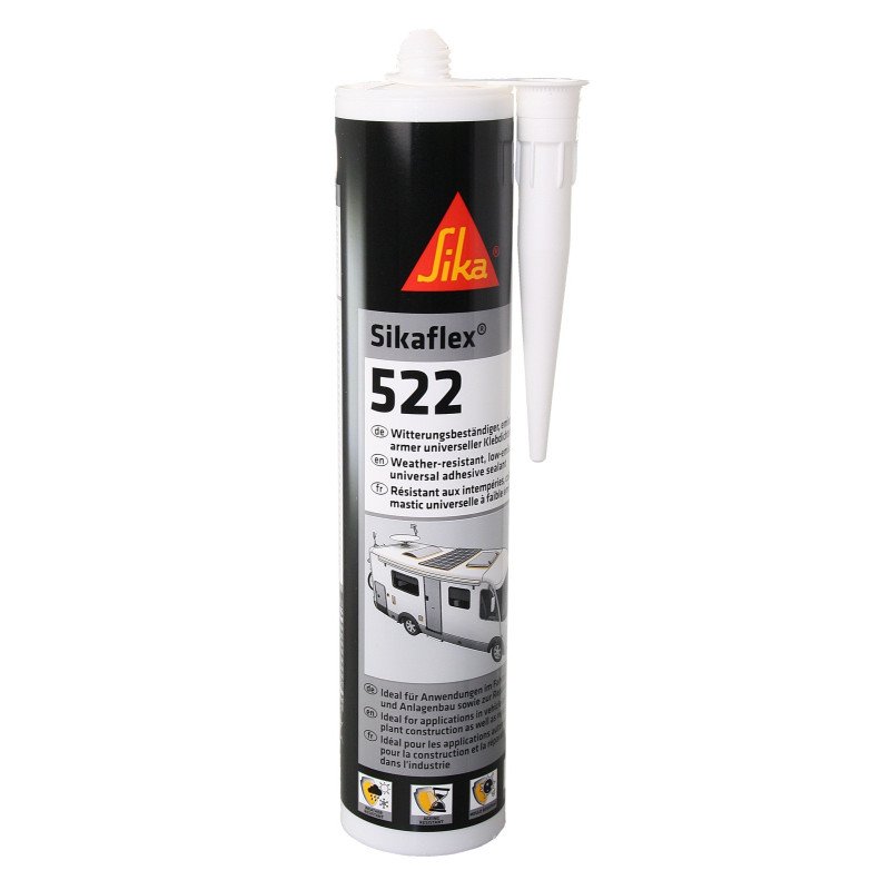 SIKAFLEX Kleb-Dichtstoff 522 Kartusche 300ml grau 12St.