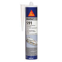 SIKAFLEX Dichtstoff 591 Kartusche 300ml schwarz 12St.