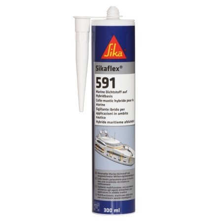 SIKAFLEX Dichtstoff 591 Kartusche 300ml grau 12St.
