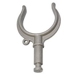 Rudergabel Alu groß, Pin 17x50mm