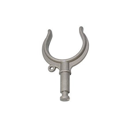 Rudergabel Alu groß, Pin 17x50mm