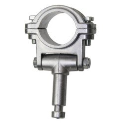 Ruderdolle mit Gelenk Alu für Riemenruder max.45mm, Pin 17x49mm