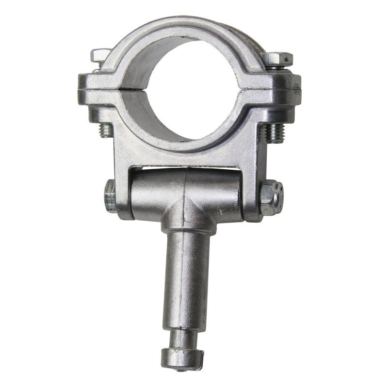 Ruderdolle mit Gelenk Alu für Riemenruder max.45mm, Pin 17x49mm