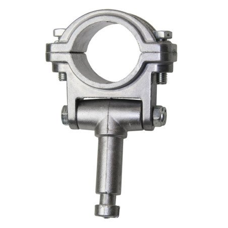 Ruderdolle mit Gelenk Alu für Riemenruder max.45mm, Pin 17x49mm