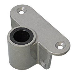 Rudergabelsockel für Kantenmontage Alu für Pin 17mm