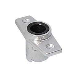 Rudergabelsockel für Einbau, offen Alu für Pin 17mm
