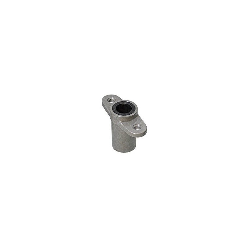 Rudergabelsockel für Einbau, geschlossen Alu für Pin 17mm