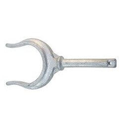Rudergabel verzinkt Öffnung 50mm, Pin 14,5x64mm
