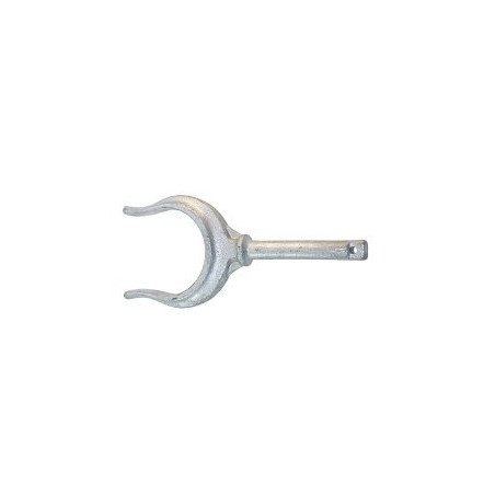 Rudergabel verzinkt Öffnung 50mm, Pin 14,5x64mm