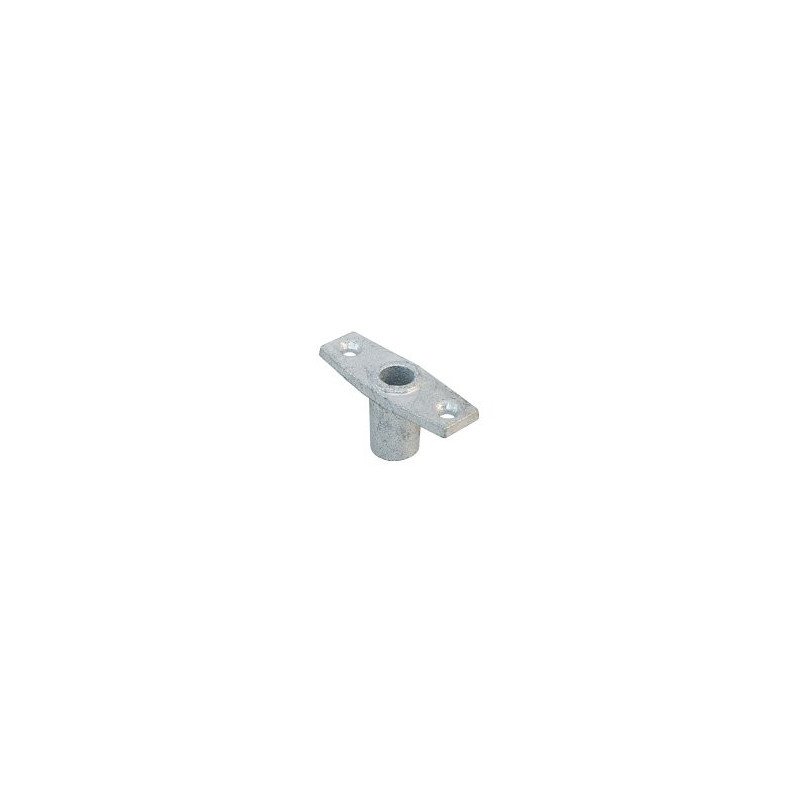 Rudergabelsockel für Einbau verzinkt für Pin 13mm von SG7050