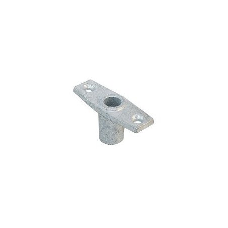 Rudergabelsockel für Einbau verzinkt für Pin 13mm von SG7050