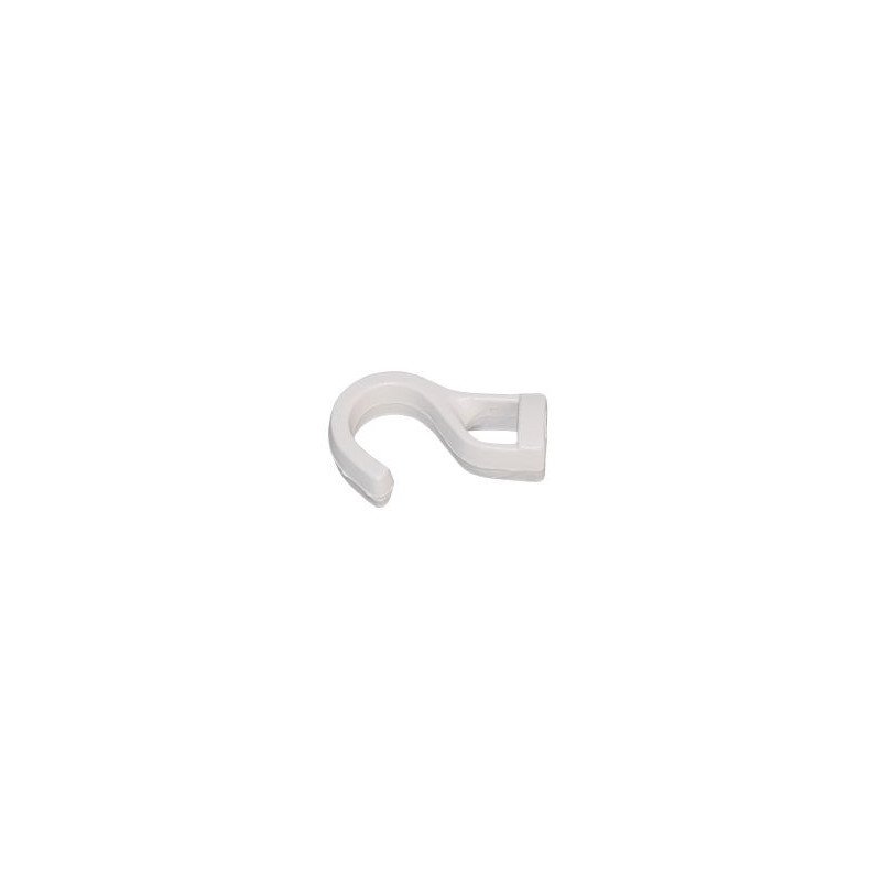 Kunststoffhaken f.8mm WEISS (100-Stück-Packung)