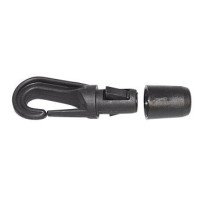 Spezial-Haken für 8mm Leine schwarz  VP:10 Stück