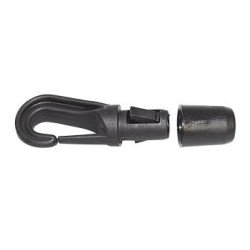 Spezial-Haken für 8mm Leine schwarz  VP:100Stück