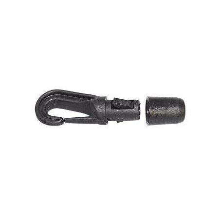 Spezial-Haken für 8mm Leine schwarz  VP:100Stück