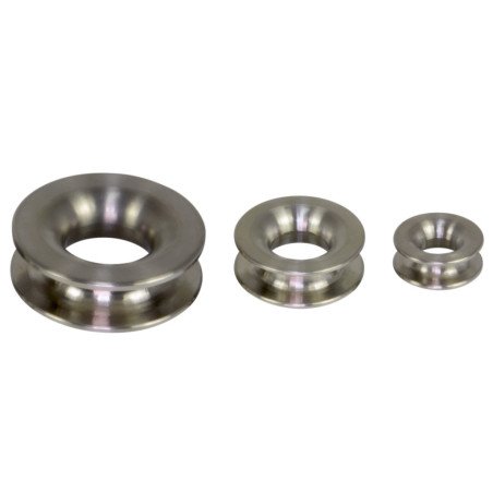 CLAMCLEAT Seil-Rundkausche Titan für Seil 7-8mm SB-Pack