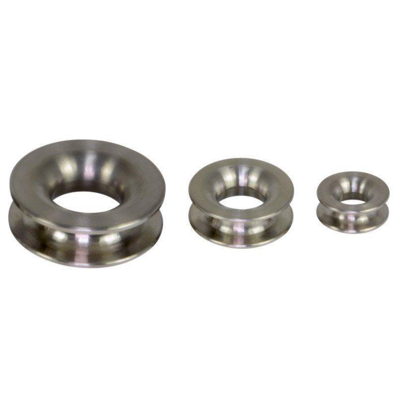CLAMCLEAT Seil-Rundkausche Titan für Seil 12-13mm SB-Pack