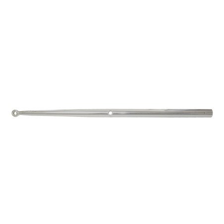 Relingstütze mit Rundkopf A4 25x610mm, 2 Durchzüge