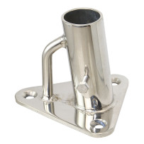 Relingfuß durchgeschraubt A4 für Rohr 25mm, 6°