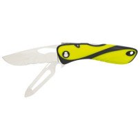 WICHARD Messer Offshore verzahnt mit Schäkelschl. Klinge 80mm, fluoresz.