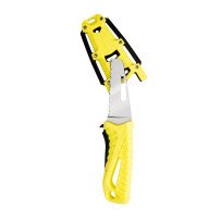 WICHARD Rettungsmesser mit Schäkelschl. Klinge 72mm, fluoresz.