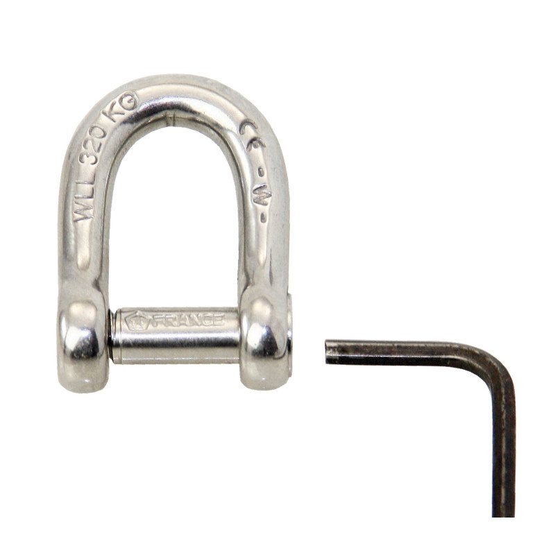 WICHARD Rundschäkel mit Inn6kant A4L Pin 6mm