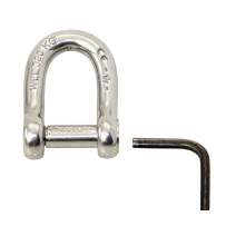 WICHARD Rundschäkel mit Inn6kant A4L Pin 8mm SB-Pack