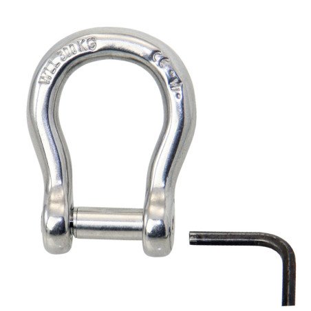WICHARD Rundschäkel geschweift mit Inn6kant A4L Pin 8mm SB-Pack