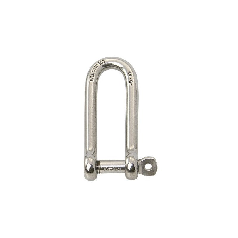 WICHARD Rundschäkel lang mit unverl. Bolzen A4L Pin 11mm SB-Pack