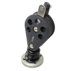 BARTON Einfach-Stehblock gleitl. 70mm, Seil 14mm, U-Bügel