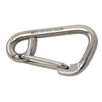 WICHARD Karabiner asym. mit Auge A4 6x60mm